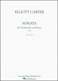 SONATA FOR VIOLONCELLO AND PIANO cover
